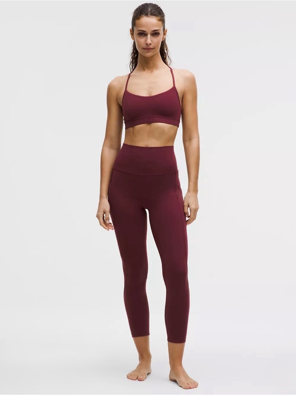 Lululemon Align 25” High-Waist Red Wine 0-2